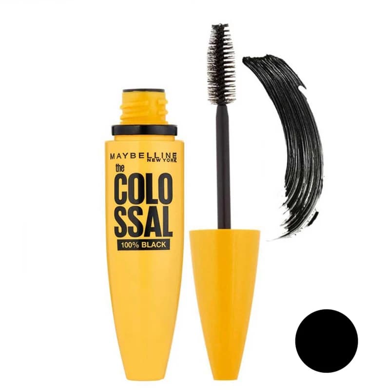 ریمل حجم دهنده Colossal 100% Black میبلین — تصویر ۴