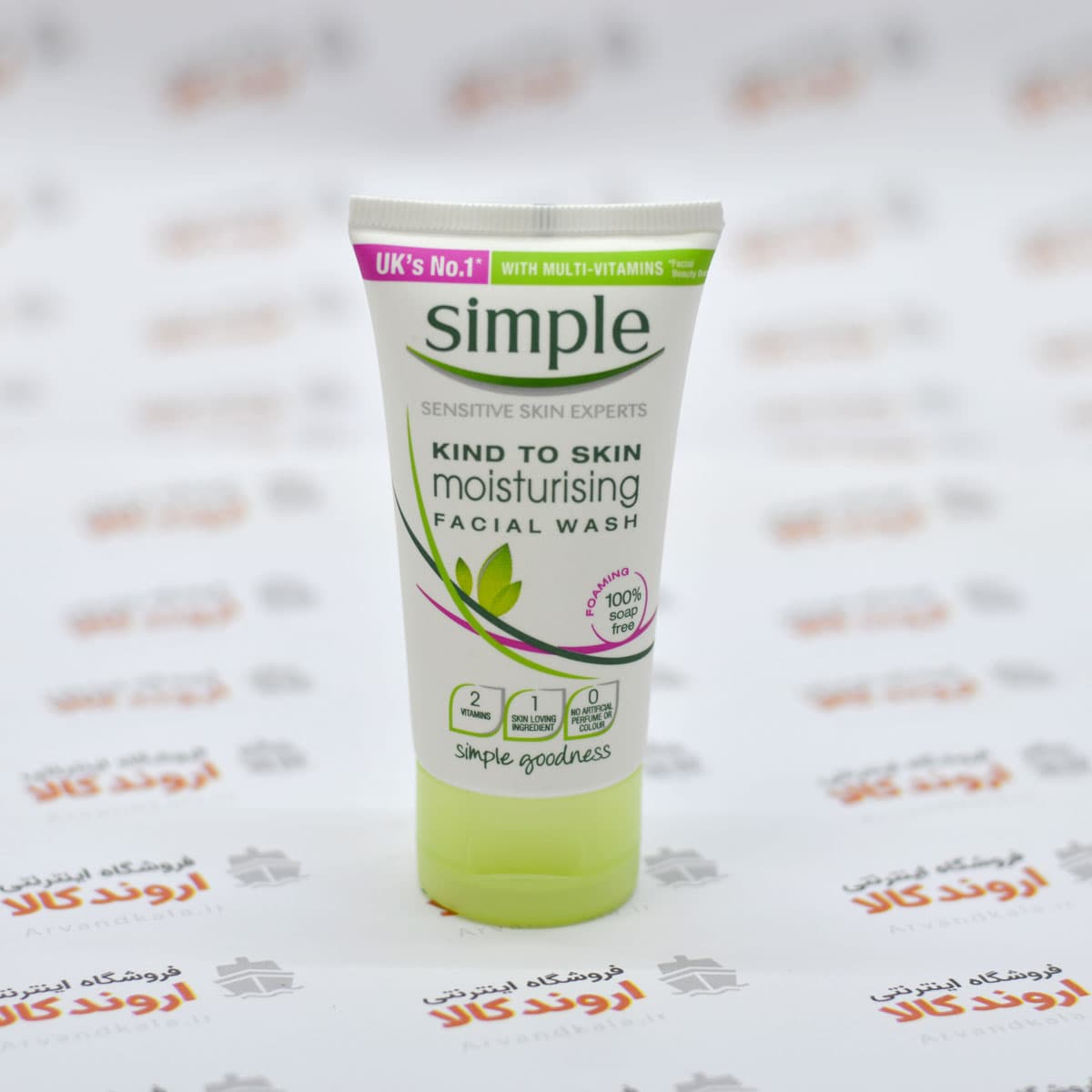 ژل شستشو صورت سیمپل Simple مدل Moisturising 50ml
