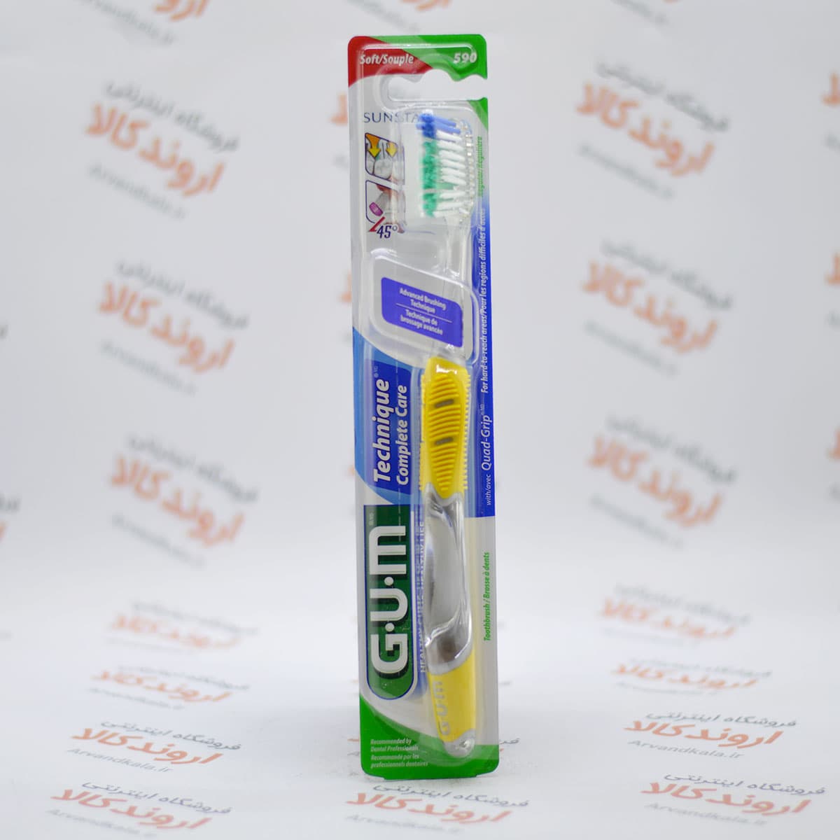 مسواک جی یو ام G.U.M مدل Technique Complete Care