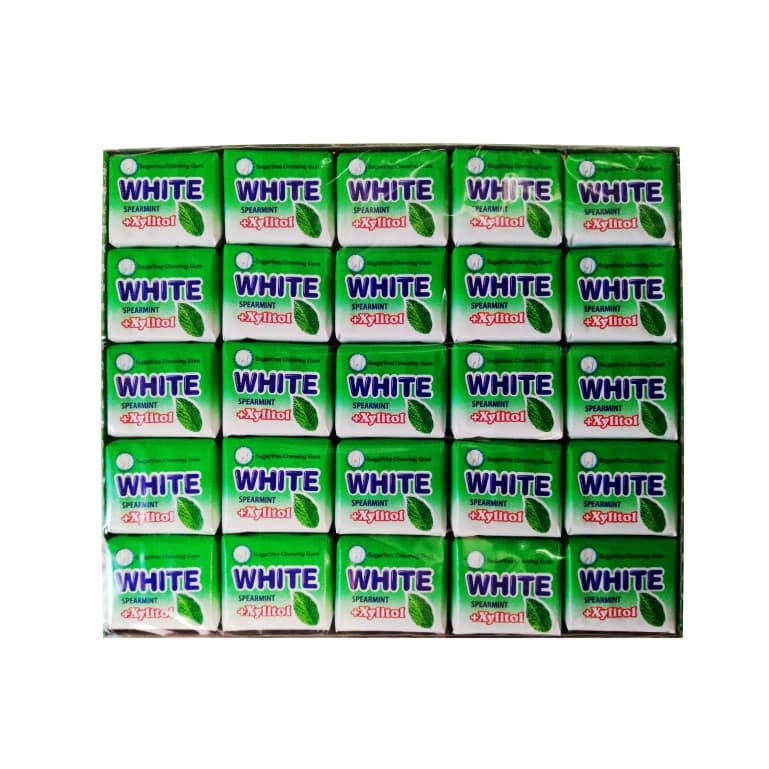 آدامس دراژه وایت با طعم نعناع – 50 بسته 4 عددی