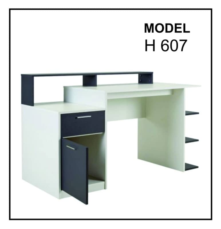 میز تحریر کتابخانه دار مدل H607