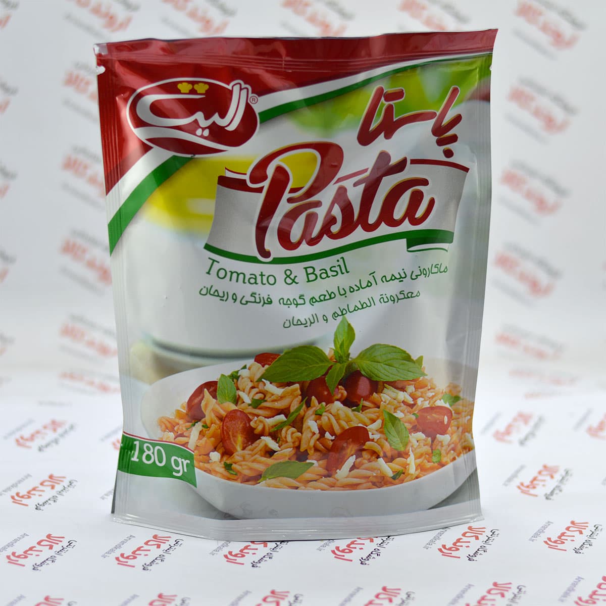 ماکارونی نیمه آماده الیت Elite مدل Tomato & Basil