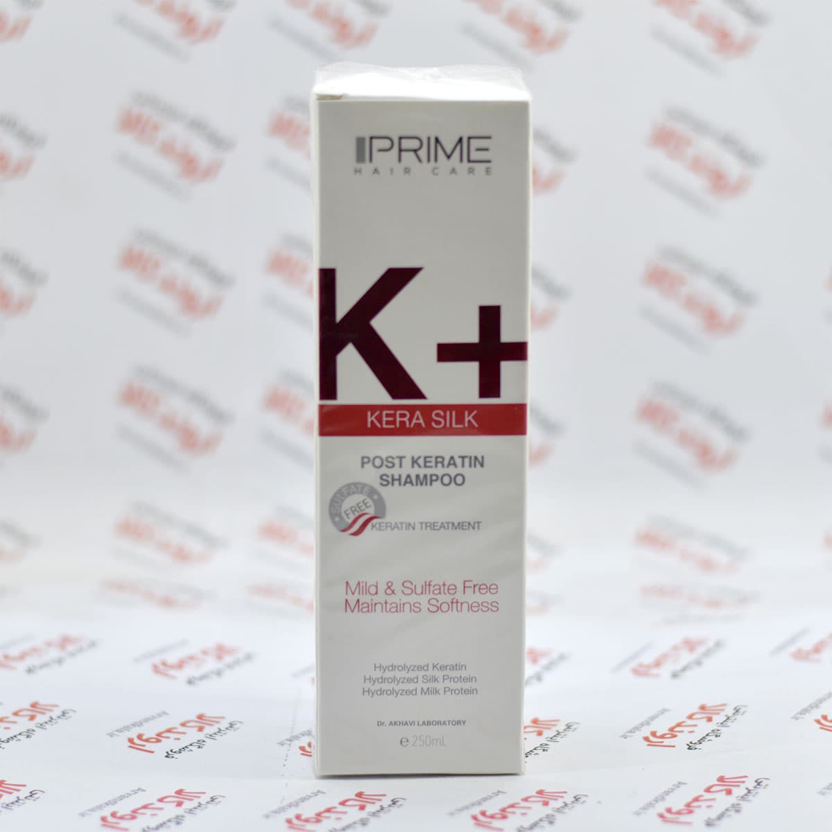 شامپو موهای کراتینه شده پریم Prime مدل K+