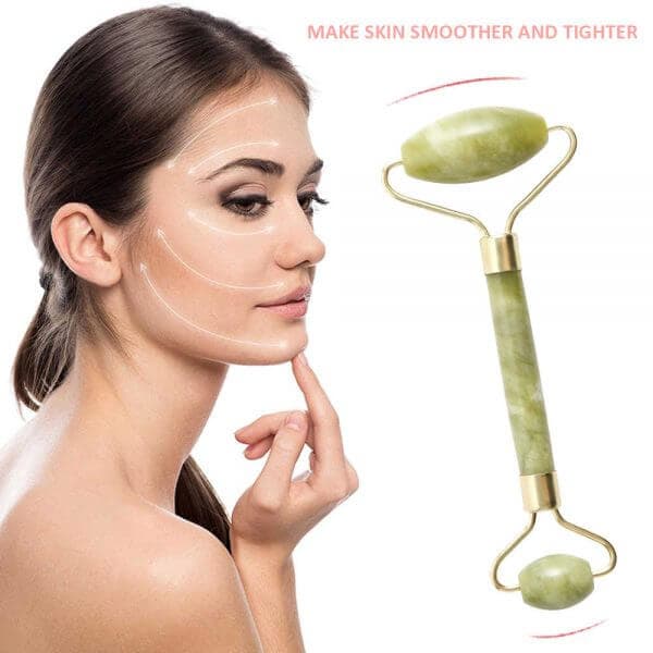 ماساژور صورت جید رولر سنگ یشم jade roller — تصویر ۱۱
