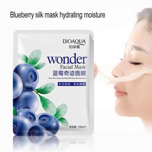 ماسک ورقه ای بلوبری بیوآکوا BIOAQUA — تصویر ۹