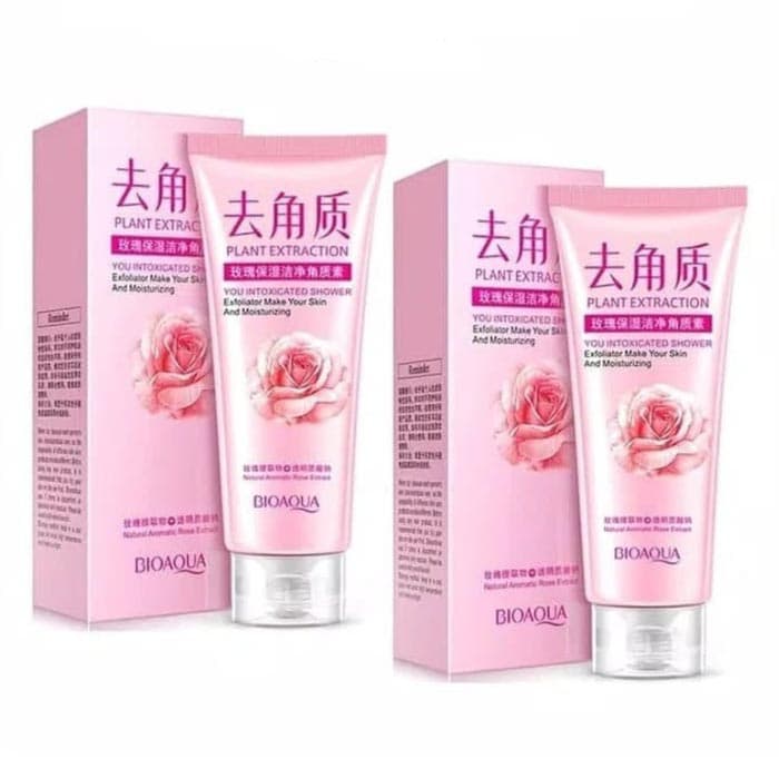 اسکراب لایه بردار عصاره گل رز بیوآکوا BIOAQUA