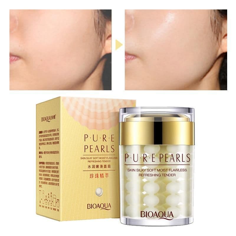 ژل کرم شب آبرسان مروارید بیوآکوا BIOAQUA — تصویر ۱۰