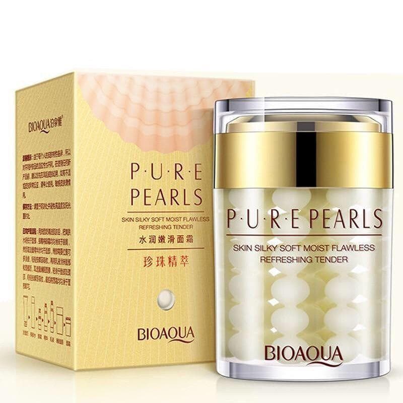 ژل کرم شب آبرسان مروارید بیوآکوا BIOAQUA