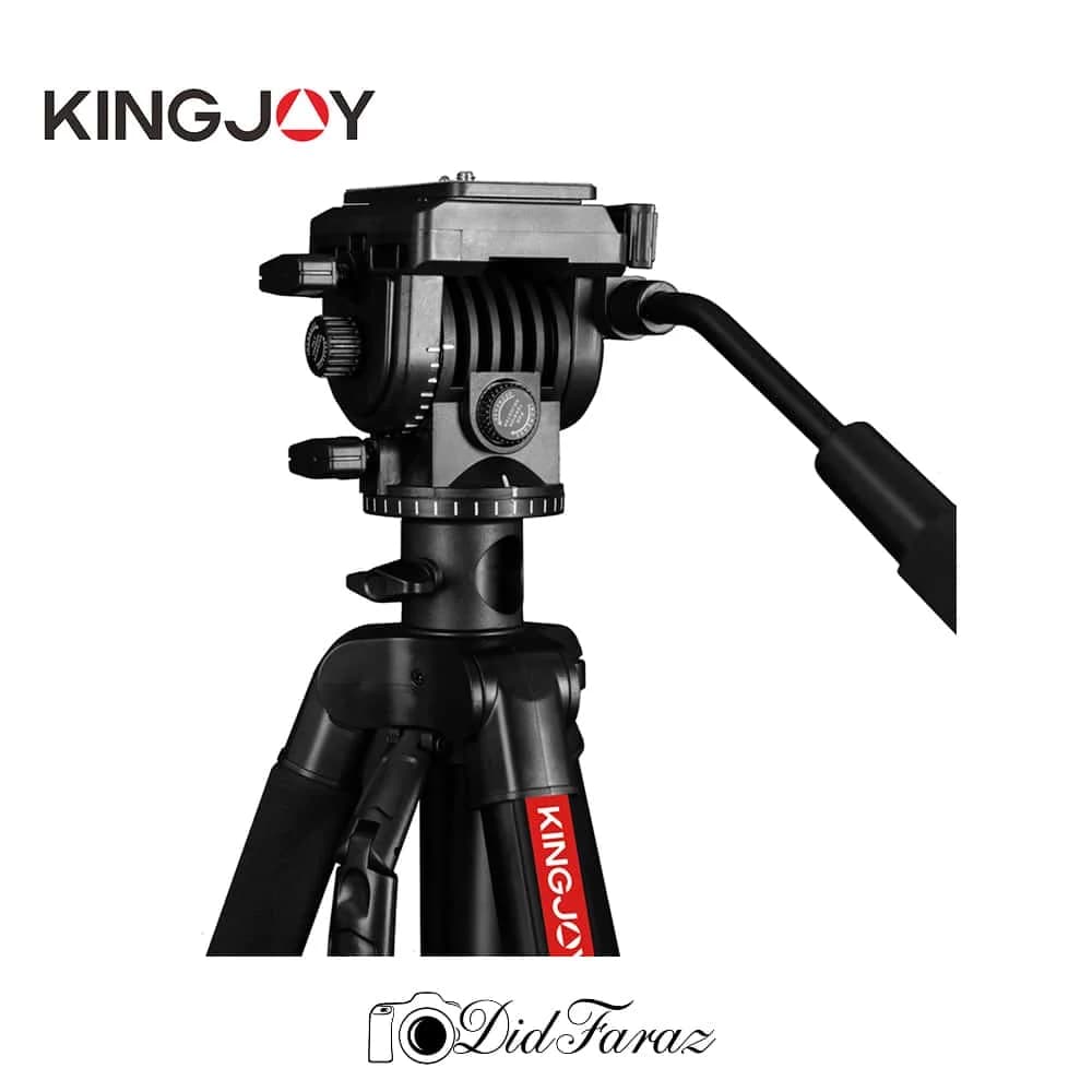 سه پایه دوربین عکاسی کینگ جوی Kingjoy VT-890H6 Tripod — تصویر ۱۱
