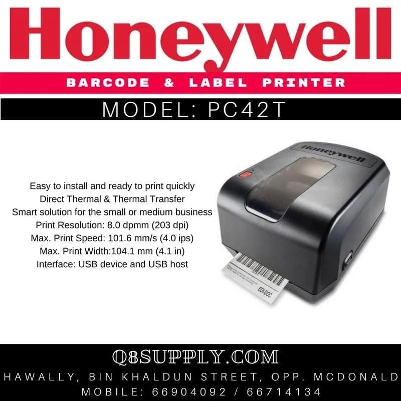 لیبل زن Honeywell PC42t — تصویر ۱۲