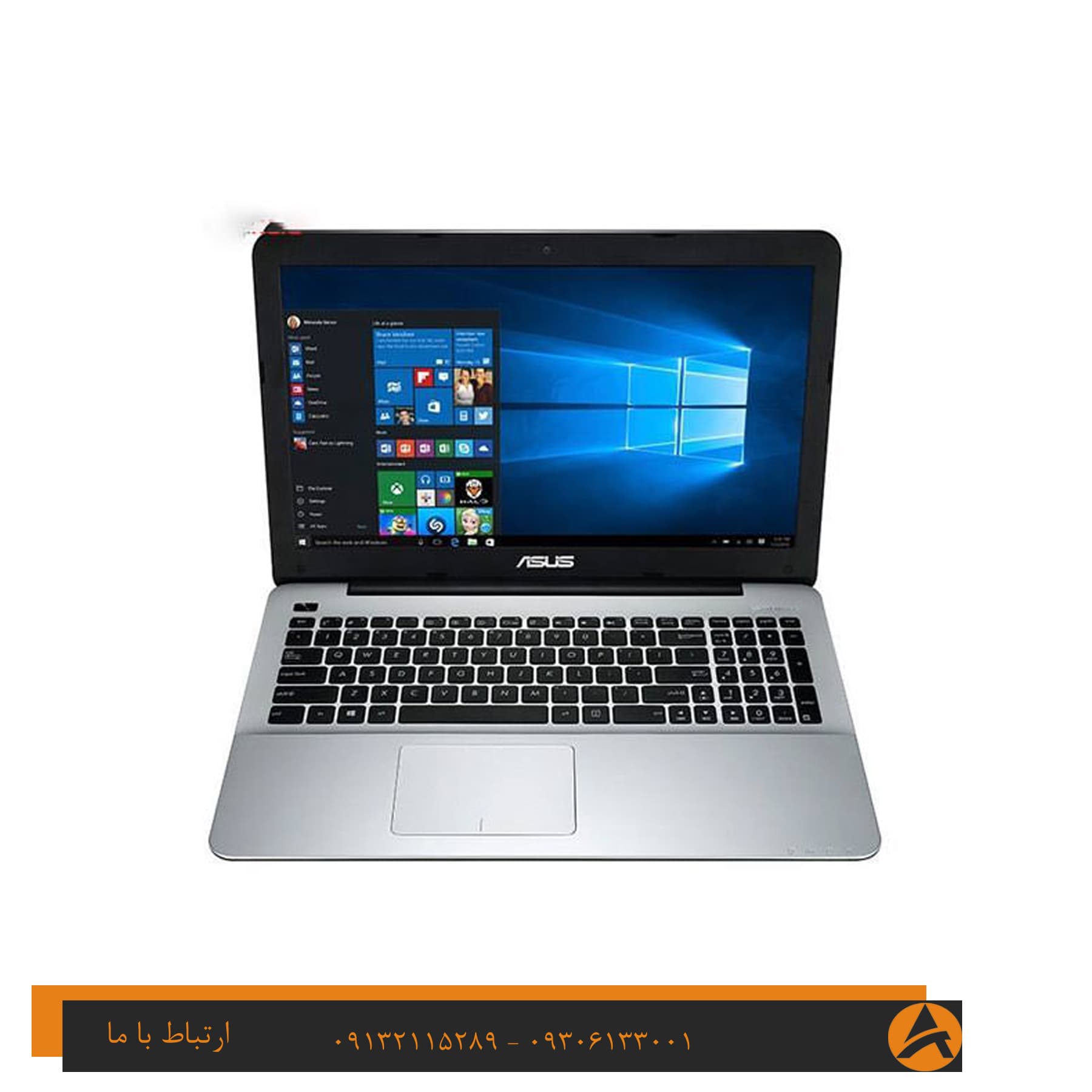 لپ تاپ اپن باکس ایسوس مدل ASUS X555QG -a12 12G 256GB SSD 2gb amd +1gb amd — تصویر ۵