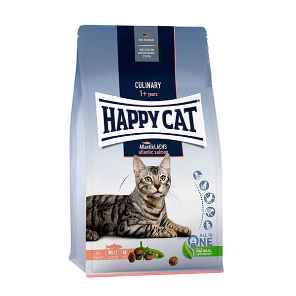 غذای گربه بالغ کالینری با سالمون هپی کت – Happy Cat Atlantic Salmon