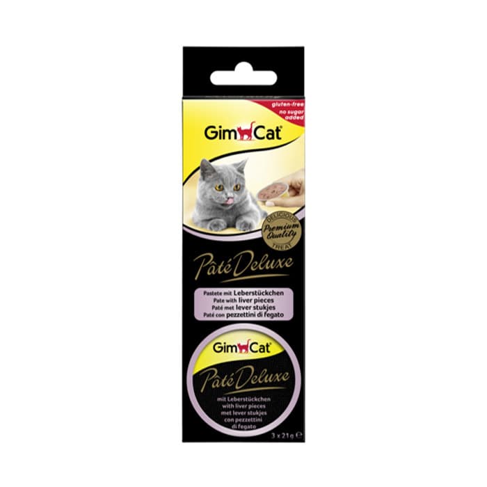 ووم گربه 3 عددی با طعم جگر جیم کت Pate Deluxe