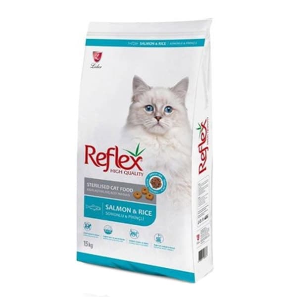 غذای گربه عقیم شده با ماهی سالمون و برنج رفلکس – Reflex Sterilised