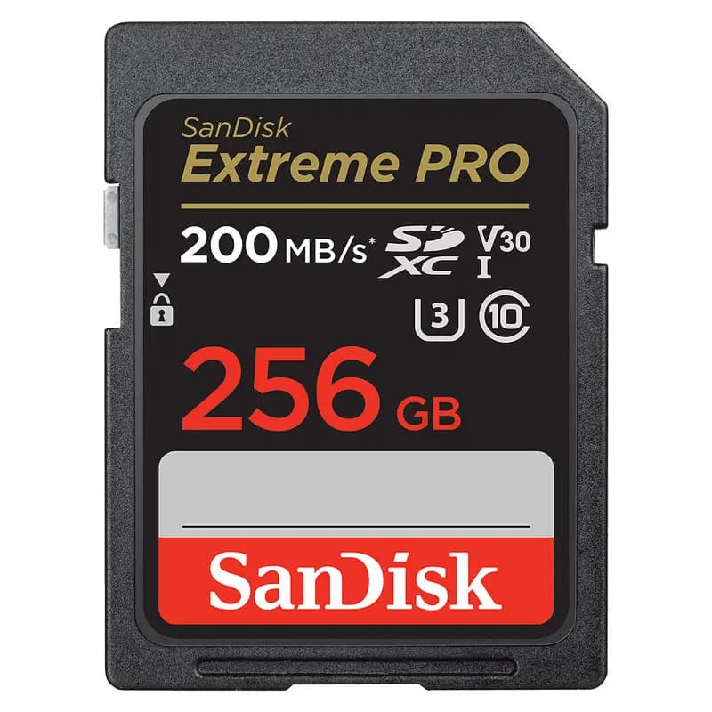 کارت حافظه SD سن دیسک Extreme PRO 200MBps ظرفیت 256 گیگابایت — تصویر ۲