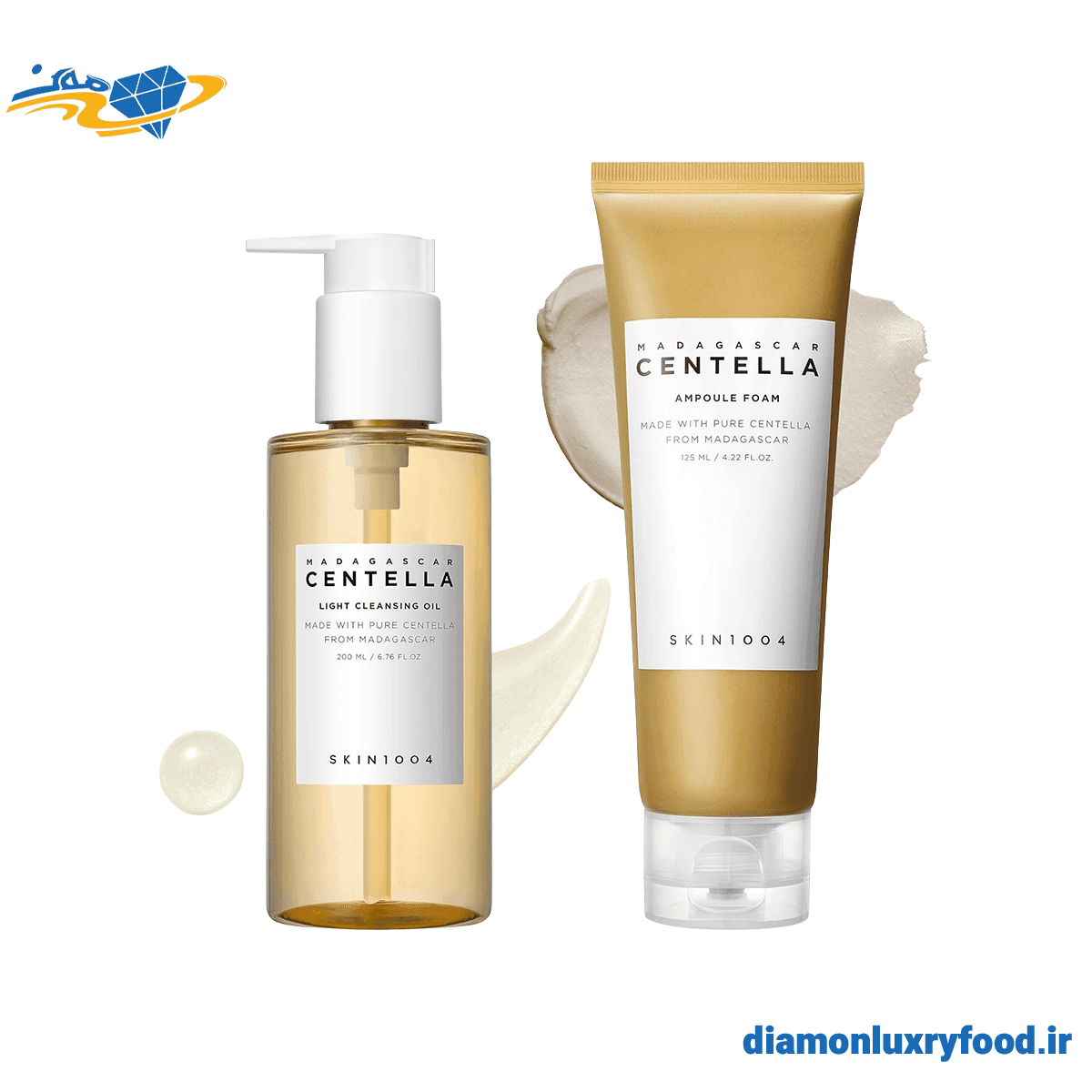 پک دوتایی شوینده روغنی و فوم آمپولی سنتلا ماداگاسکار اسکین 1004 SKIN1004 Madagascar Centella Double Cleansing Duo — تصویر ۱۱