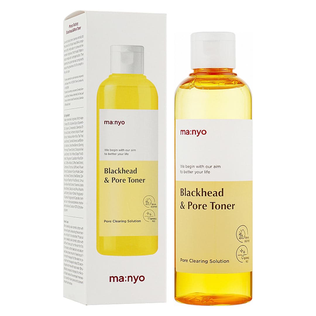 تونر ضد جوش سر سیاه و کنترل منافذ منیو فکتوری Manyo Factory Blackhead & Pore Toner — تصویر ۱۰