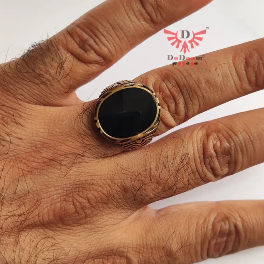 انگشتر مردانه طلاروس R01 — تصویر ۵