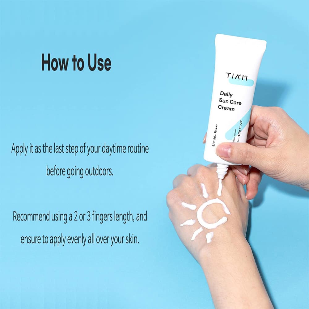 کرم ضد آفتاب آبرسان و تسکین دهنده تیام TIA’M Daily Sun Care Cream — تصویر ۶