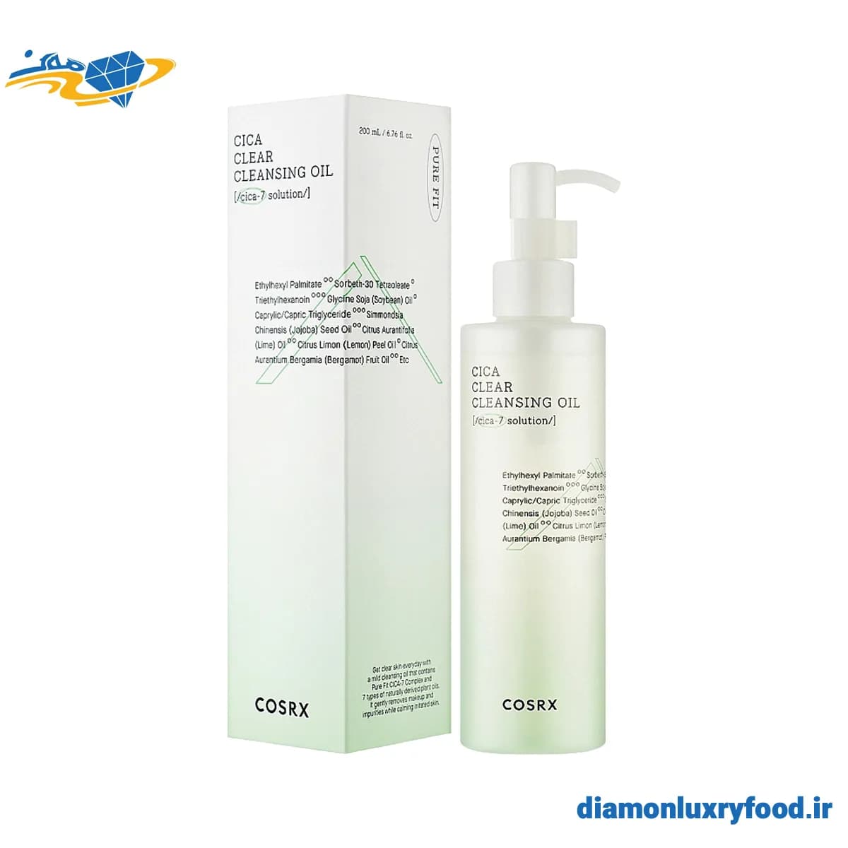 روغن پاک کننده سیکا کوزارکس COSRX Pure Fit Cica Clear Cleansing Oil 200ml — تصویر ۱۰
