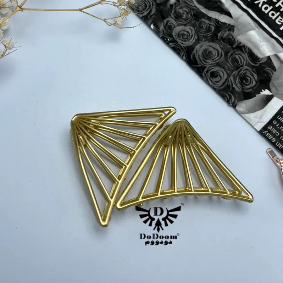 کلیپس فلزی مرواریدی طرح سه دایره کد C120 — تصویر ۷