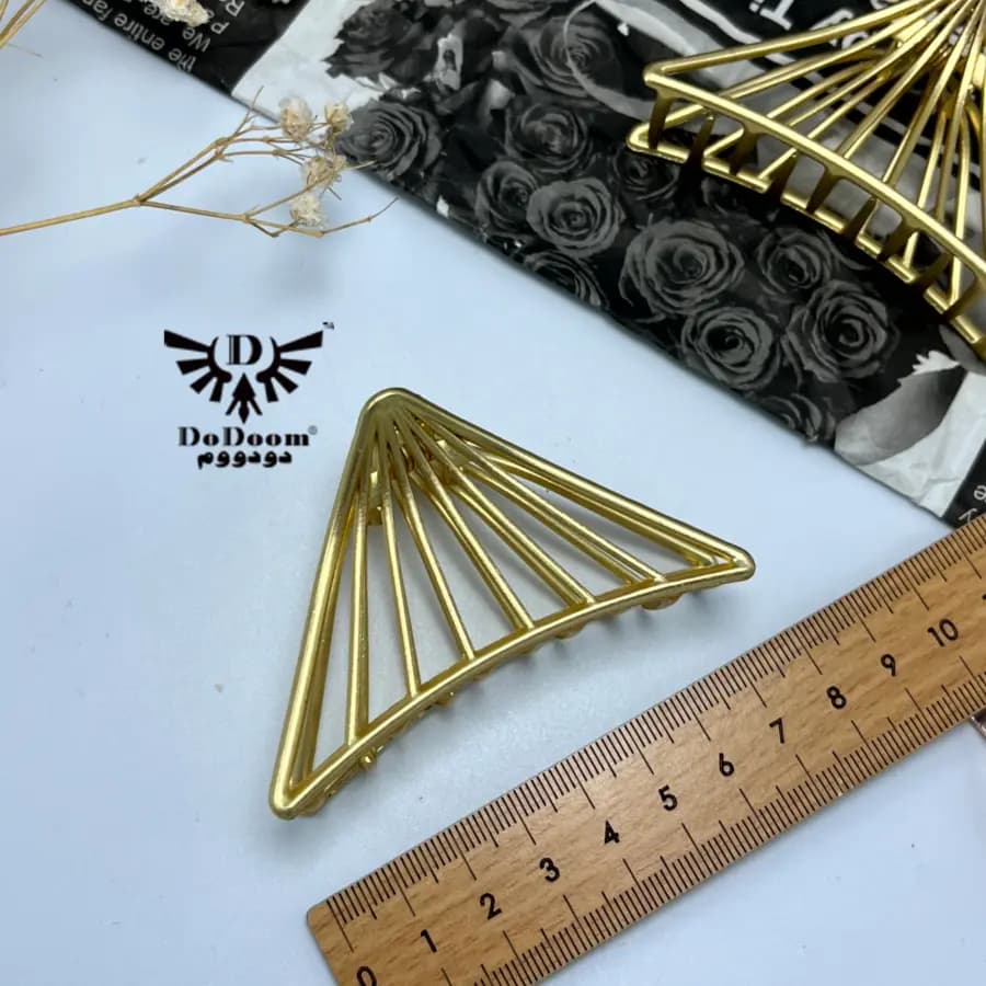 کلیپس فلزی مرواریدی طرح سه دایره کد C120 — تصویر ۸