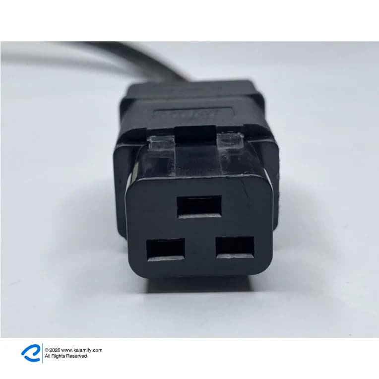 کابل برق سه پین منبع تغذیه کامپیوتر مدل power طول 1.20 متر — تصویر ۱۱