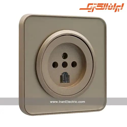 پریز تلفن دوکاره اسپیناس بژ زه بژ