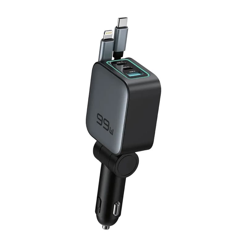 شارژر فندکی چند کاره گرین لاین مدل GL-CC26 ظرفیت 99 وات