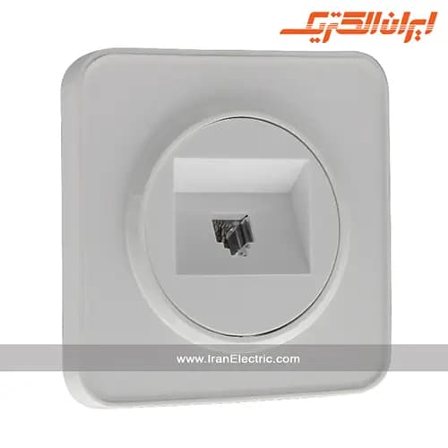 سوکت تلفن اسپیناس سفید زه سفید