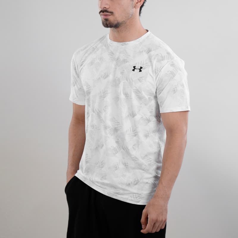 تیشرت ورزشی مردانه آندر آرمور مدل Heat Gear-yc602 سفید — تصویر ۳