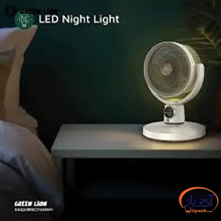 پنکه رومیزی شارژی گرین لاین 8 اینچی مدل GL-DF11 — تصویر ۹