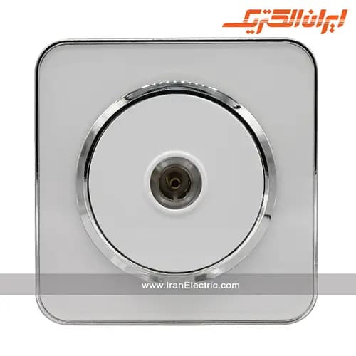 پریز آنتن TV اسپیناس سیلور زه سفید میان سفید — تصویر ۷