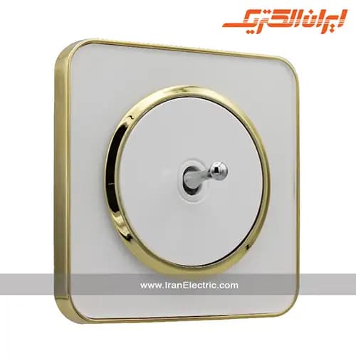 کلید یک پل اهرمی اسپیناس طلایی زه سفید میان سفید