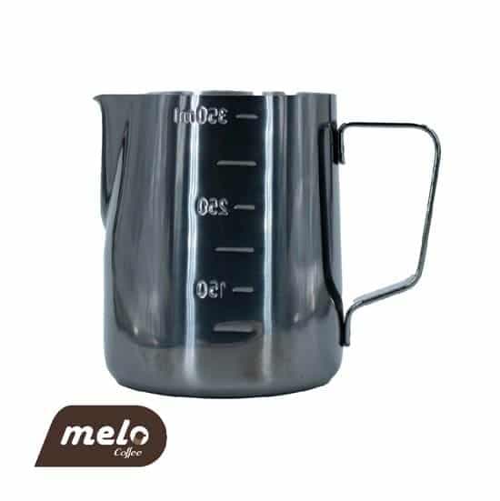 پیچر شیر استیل350 میلی لیتری مدرج دودی