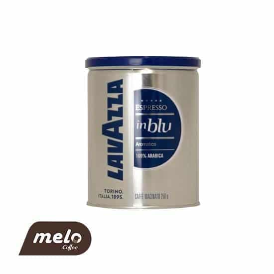 قهوه لاوازا فلزی مدل Espresso In blu (آسیاب 250 گرمی) — تصویر ۲
