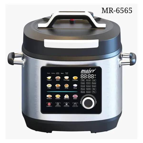مولتی کوکر مایر مدل MR6565 ظرفیت ۶ لیتر استیل چند کاره — تصویر ۳