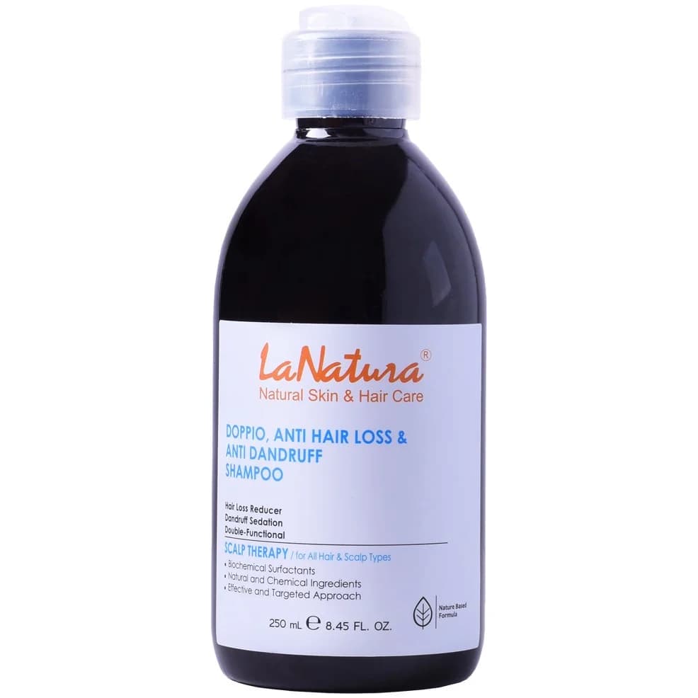 شامپو ضد ریزش و ضد شوره لاناتورا مناسب انواع مو 250ml — تصویر ۲