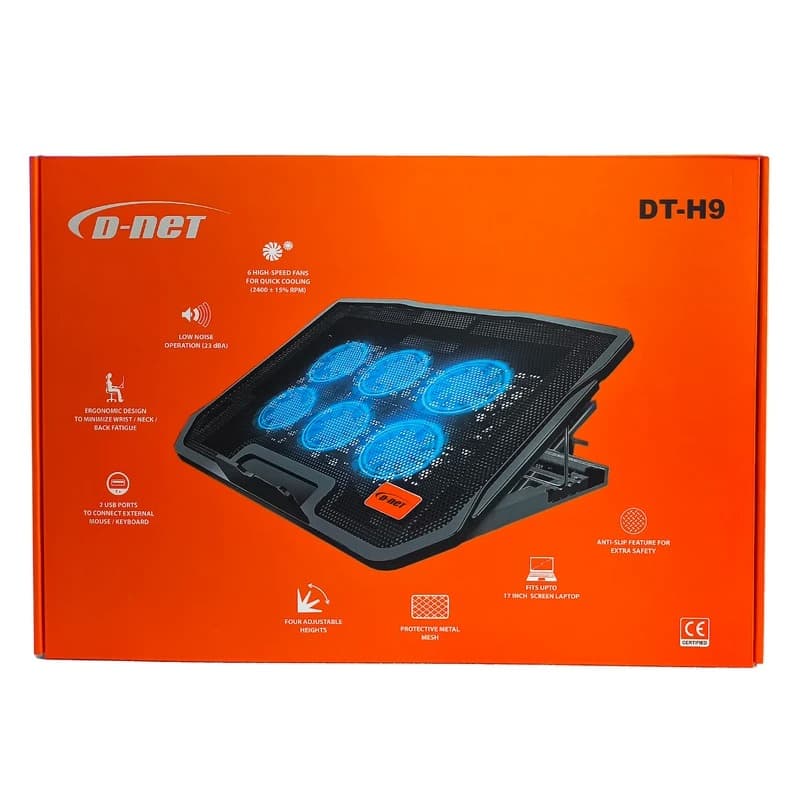 پایه خنک کننده لپ تاپ D-NET وزیر مدل H9 — تصویر ۱۲