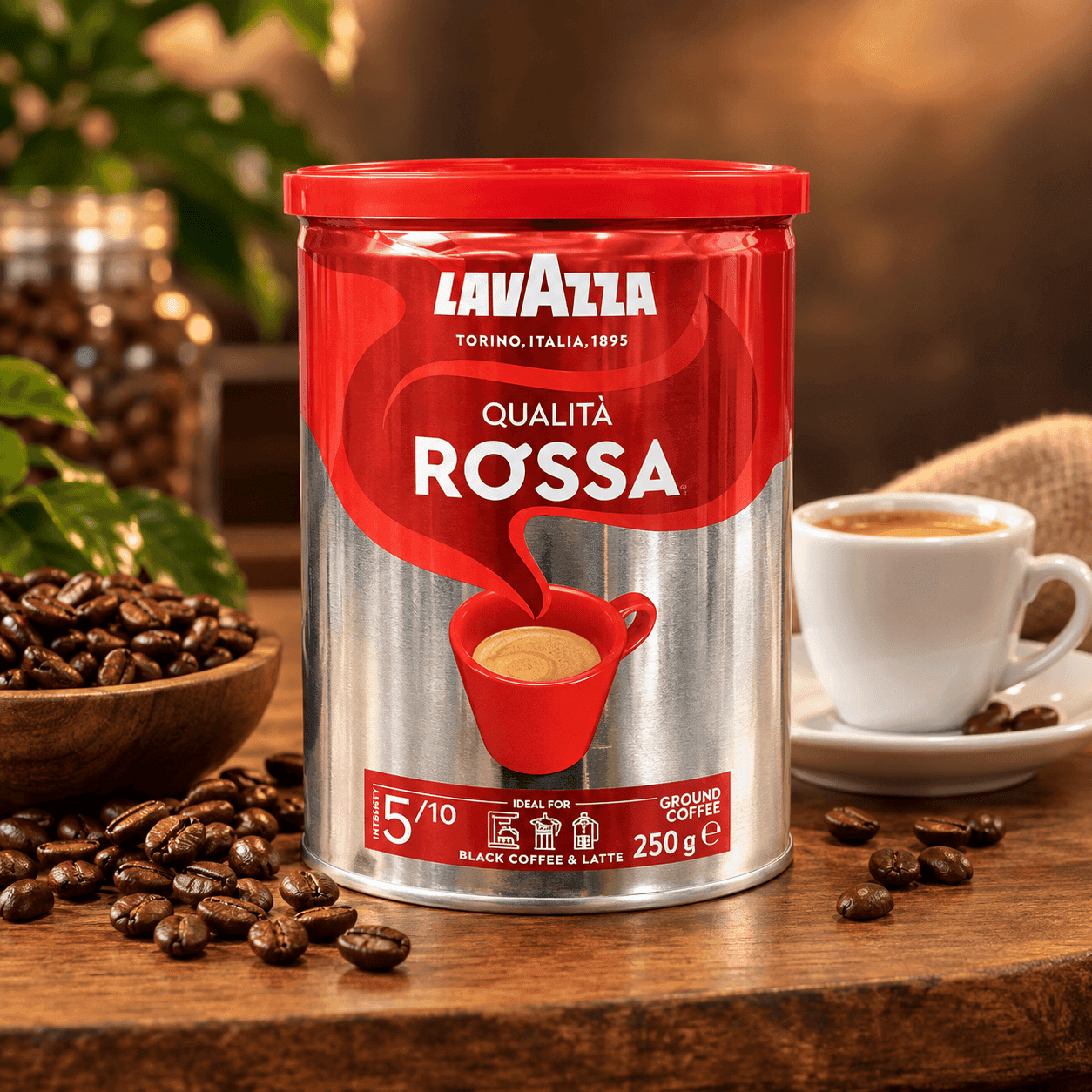 قهوه لاوازا روسا قوطی Qualita Rossa (250 گرمی) — تصویر ۱۲
