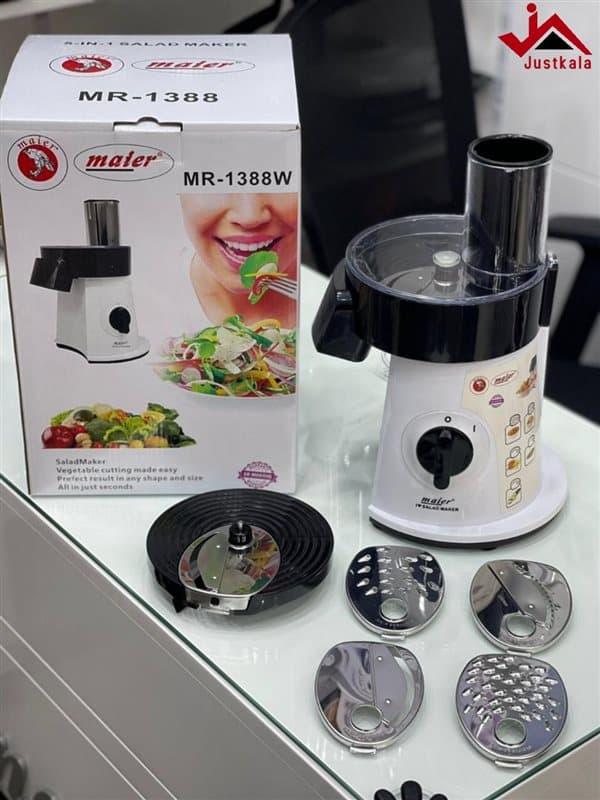 سالاد ساز مایر مدل MR-1388(6 تیغه) Maier salad maker model MR-1388