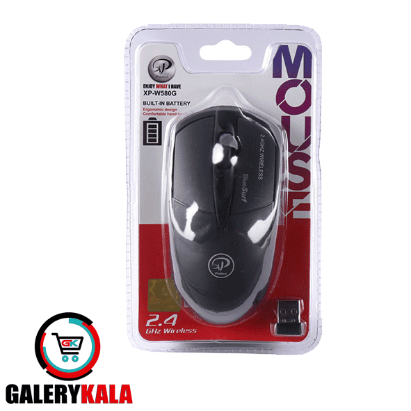 ماوس بی سیم ایکس پی مدل XP-W580G — تصویر ۹