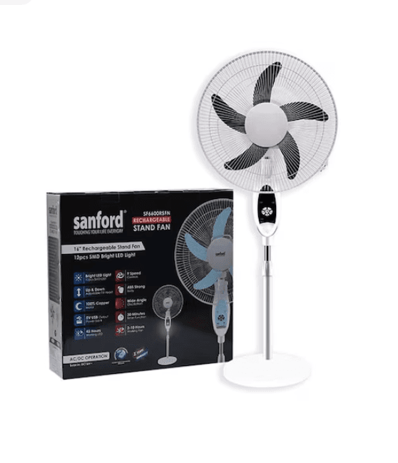 پنکه ایستاده شارژی سانفورد مدل Sanford SF6600RSFN — تصویر ۱۱
