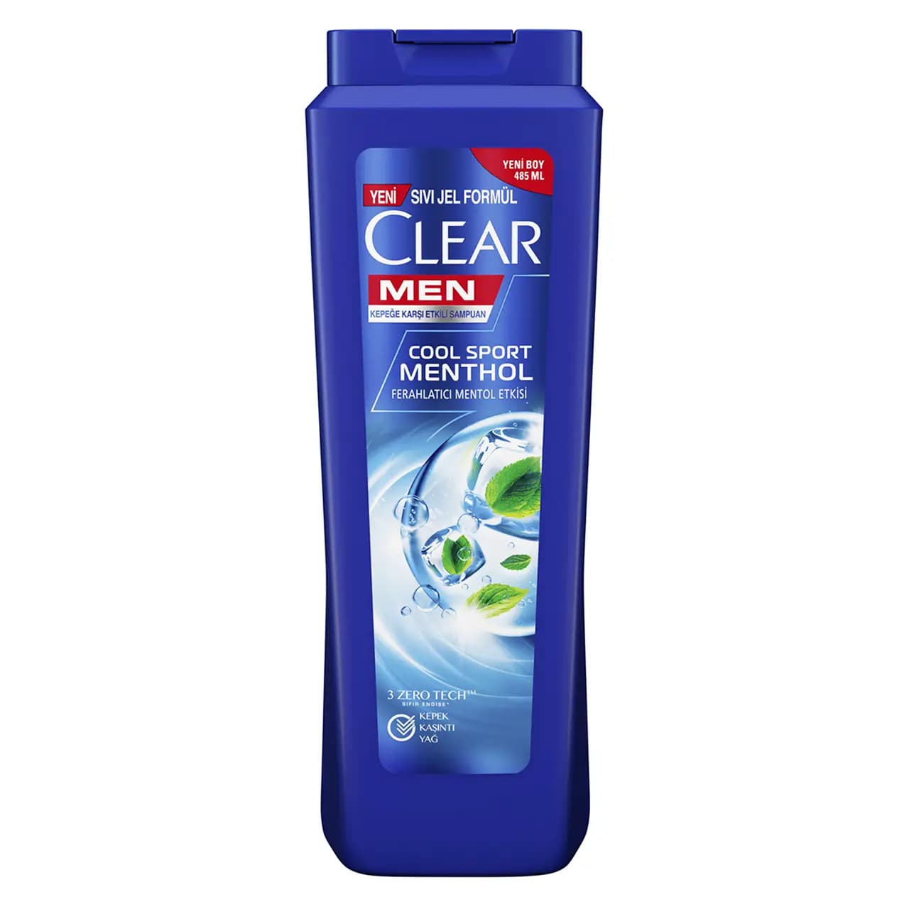 شامپو ضد شوره مردانه کلیر مدل Cool Sport Menthol حجم 485ml (اصل ترکیه) — تصویر ۵