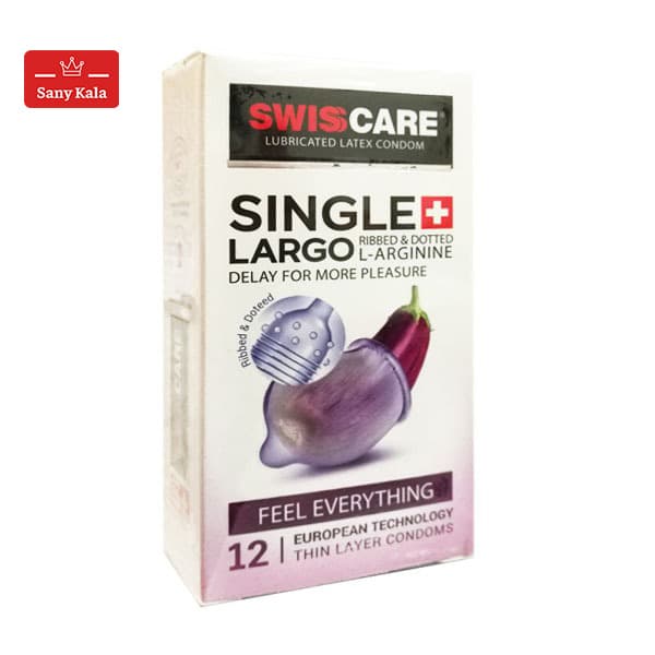 کاندوم سوئیس کر مدل Single Largo بسته 12 عددی