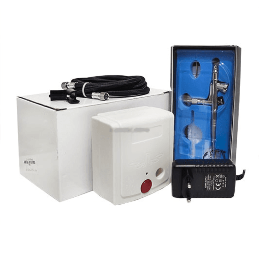 کیت ایربراش و پمپ باد سالکامیکس مدل Salcamix Airbrush kit and air pump — تصویر ۵