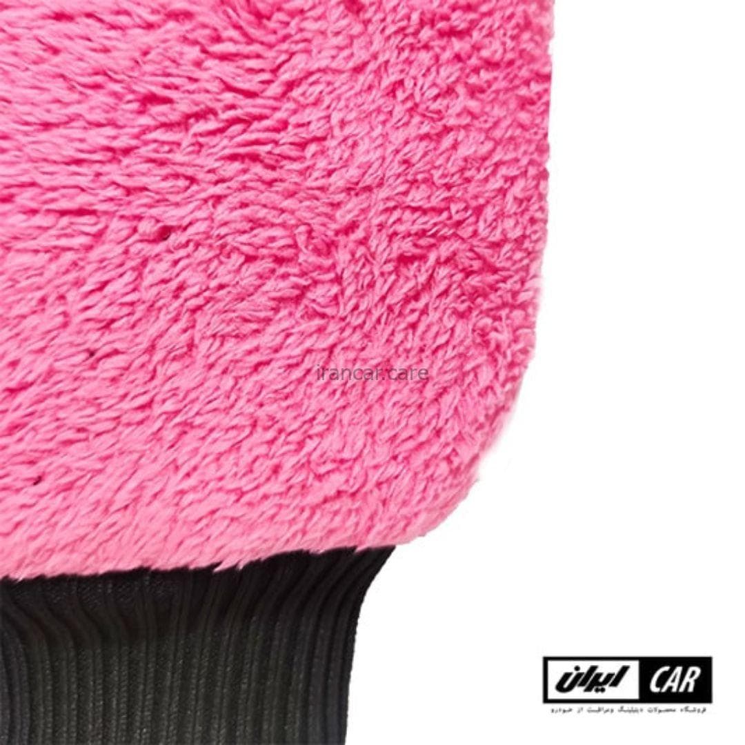دستکش شستشوی خودرو میکرو کلین مدل Micro Cleane Microfiber chenille mitt double face — تصویر ۴