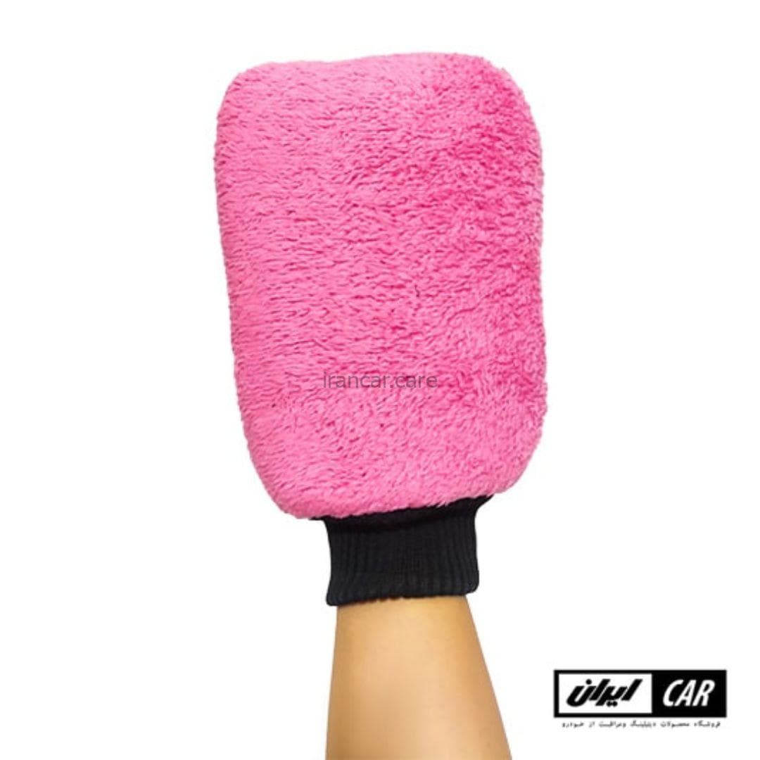 دستکش شستشوی خودرو میکرو کلین مدل Micro Cleane Microfiber chenille mitt double face — تصویر ۳
