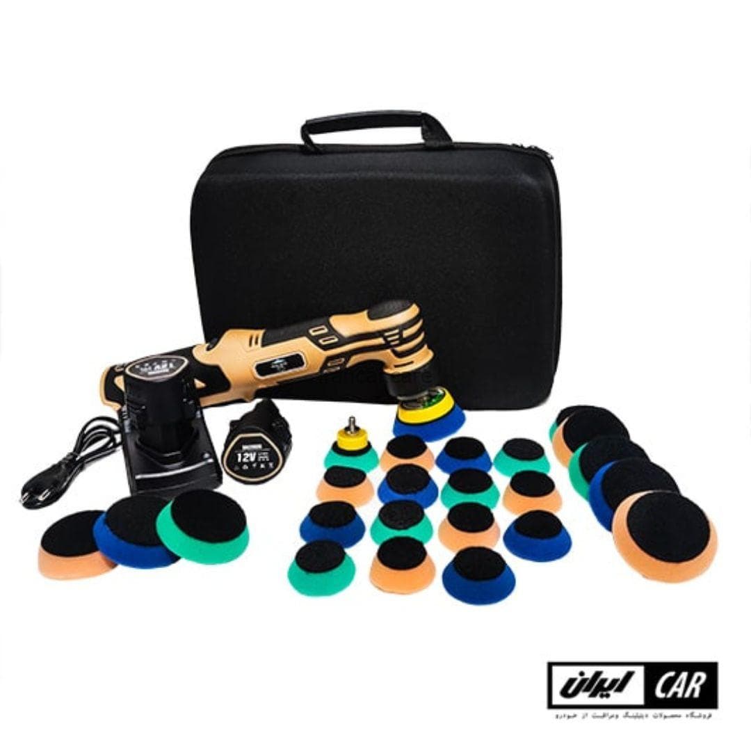 دستگاه پولیش نانو ایبرید رویال دیتیل مدل ROYAL DETAIL Cordless mini polisher‏ — تصویر ۹