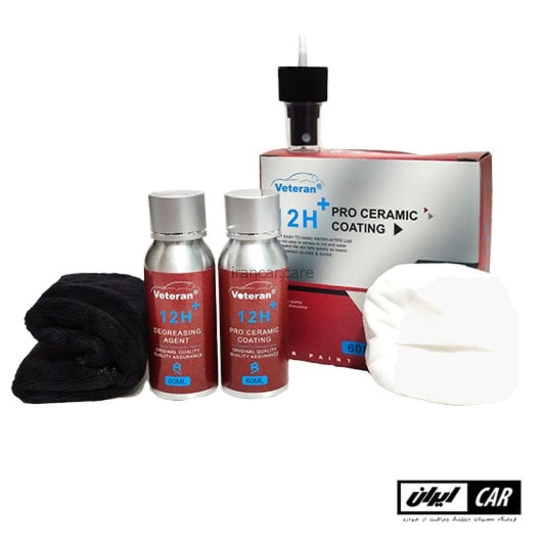 کیت نانو سرامیک بدنه خودرو دوقلو وترنا پرو مدل Veteran 12H Pro ceramic coating — تصویر ۲